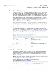PCF8537AH/1 Datasheet Page 14