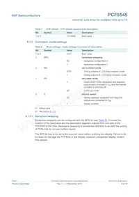 PCF8545ATT/AJ Datasheet Page 8