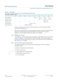 PCF8545ATT/AJ Datasheet Page 17