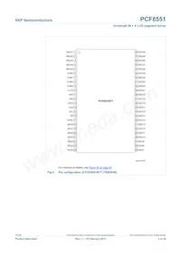 PCF8551BTT/AJ Datasheet Page 5