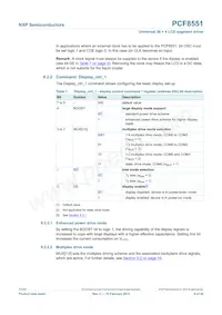 PCF8551BTT/AJ Datasheet Page 9