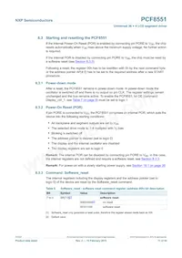 PCF8551BTT/AJ Datasheet Page 11