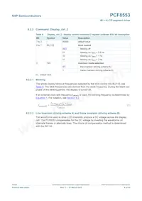 PCF8553DTT/AJ Datasheet Page 9
