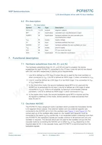 PCF8577CT/3 Datasheet Pagina 4