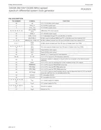 PCK2023DL Datasheet Page 3