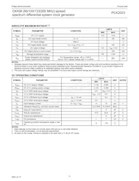 PCK2023DL Datasheet Page 6