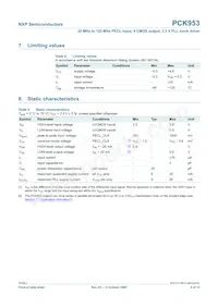 PCK953BD Datasheet Page 4