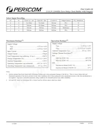 PI6C22409-1HLIE Datasheet Page 2