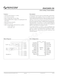 PI6C2409-1HLE+DC Datenblatt Cover