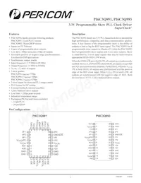 PI6C3Q993-5QE Datasheet Cover