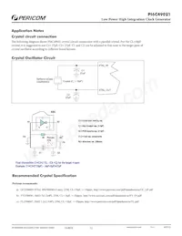 PI6C49021ZDIE數據表 頁面 12