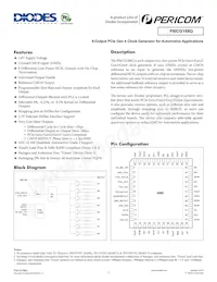 PI6CG188Q2ZLQEX Datenblatt Cover
