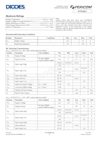 PT7C4511WE Datasheet Page 4