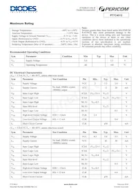 PT7C4512WE Datasheet Page 3