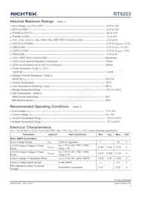 RT8203GA Datasheet Page 7