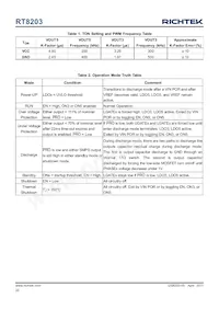 RT8203GA Datasheet Pagina 22