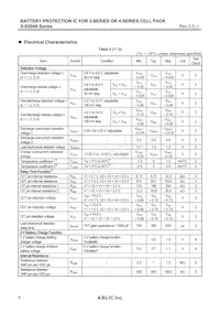 S-8204AAK-TCT1U Datasheet Pagina 6