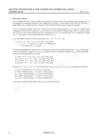 S-8204AAK-TCT1U Datasheet Page 16