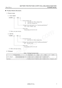 S-8209BAN-T8T1U Datasheet Page 3