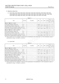 S-8211DBH-M5T1U Datasheet Page 10