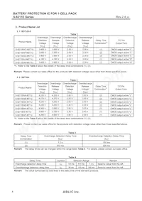 S-8211EAO-M5T1U Datasheet Page 4