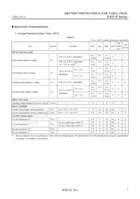 S-8211EAO-M5T1U Datasheet Page 7