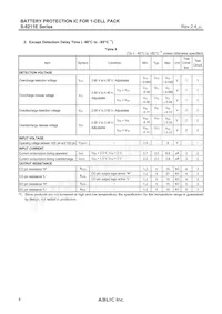 S-8211EAO-M5T1U Datasheet Page 8
