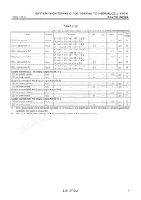 S-8225BAG-TCT1U數據表 頁面 7