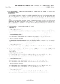 S-8225BAG-TCT1U Datasheet Page 9
