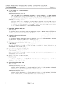 S-8230BAF-I6T1U Datasheet Pagina 12