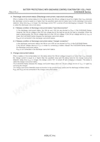 S-8230BAF-I6T1U Datasheet Page 17