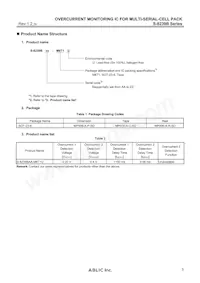 S-8239BAA-M6T1U Datasheet Page 3