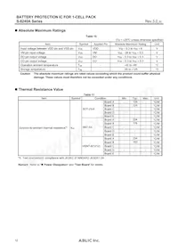 S-8240AAP-I6T1U Datasheet Page 12