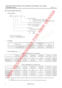 S-8243BAFFT-TB-G數據表 頁面 4