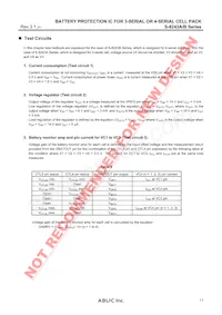 S-8243BAFFT-TB-G Datasheet Pagina 11