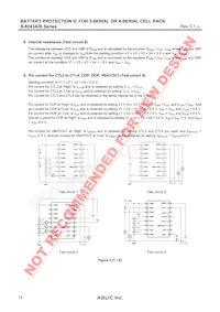 S-8243BAFFT-TB-G 데이터 시트 페이지 14