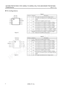 S-8244ABKFN-CFKT2S Datasheet Page 6