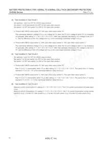 S-8244ABKFN-CFKT2S Datasheet Pagina 10