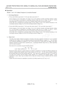 S-8244ABKFN-CFKT2S Datasheet Pagina 13