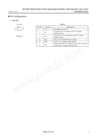 S-8250AAJ-I6T1U Datasheet Page 5