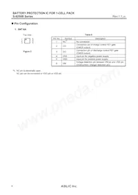 S-8250BAU-I6T1U Datasheet Page 6