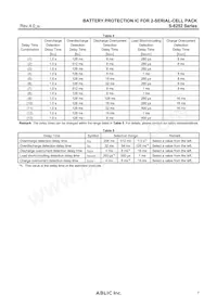 S-8252ACC-M6T1U Datasheet Page 7
