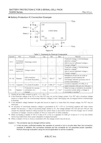 S-8252ACC-M6T1U Datasheet Page 22