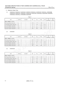 S-8253DAK-T8T1S Datasheet Page 10