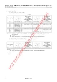 S-8341D00AFT-T2-U Datasheet Page 4