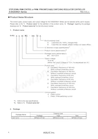 S-8521F55MC-BQOT2U Datasheet Page 4