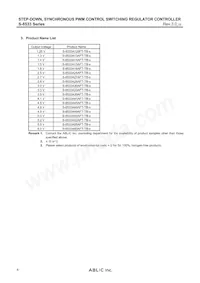 S-8533A41AFT-TB-U Datasheet Page 4