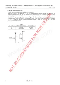S-8541C32FN-IIRT2G Datasheet Page 12