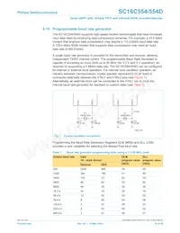 SC16C554IB80 Datasheet Page 18