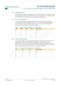 SC16C654DBIB64 Datasheet Page 16
